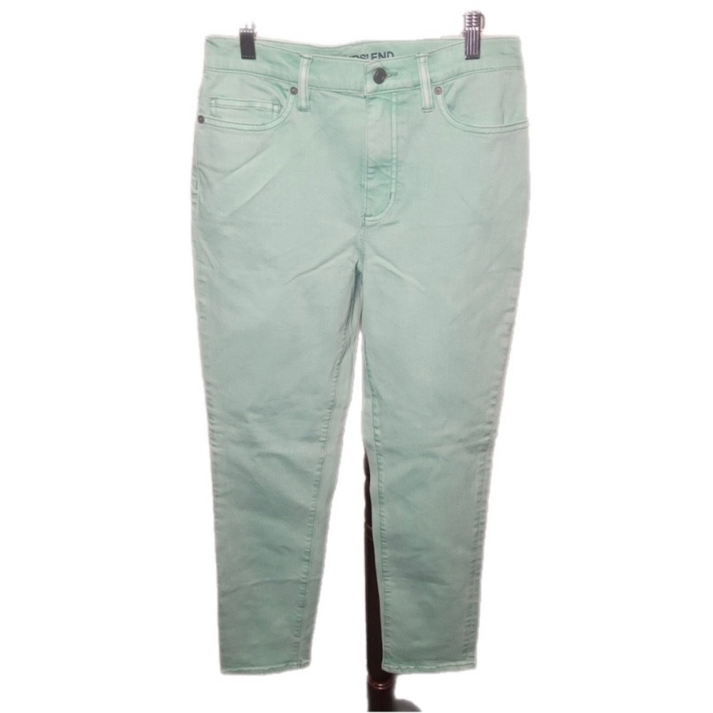 Lands' End High Rise Slim Ankle Jean Stretch